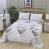 LAGMTA 1pc thick 100% cotton flat sheet printing high quality bed sheet various sizes can be customized