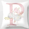Pillow Cover Decorative Pink Letter Printed Cushion Covers 45*45 Pillowcase Sofa Cushions Polyester cuscini decor pillowcover