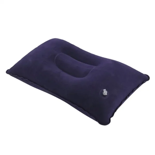 Portable Inflatable Flocked Air Pillow for Rest Bed Travel Cushion Camping