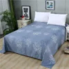 LAGMTA 1pc thick 100% cotton flat sheet printing high quality bed sheet various sizes can be customized