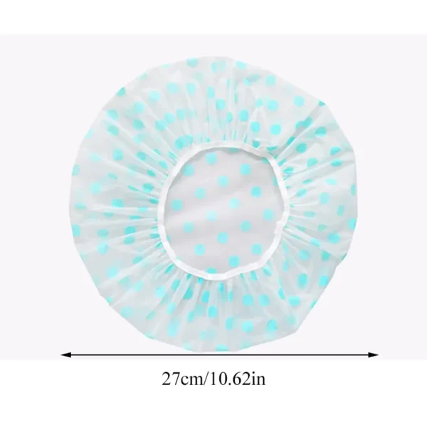 Hot Sale Waterproof Shower Cap Thicken Elastic Bath Hat Bathing Cap For Women Spa Bathing Accessory Hair Salon Bathroom Product