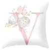 Pillow Cover Decorative Pink Letter Printed Cushion Covers 45*45 Pillowcase Sofa Cushions Polyester cuscini decor pillowcover