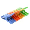 Windproof Non-slip Clips 8 Pcs Clothes Drying Bath Towel Quilt Clamp Hanger Large Spring Beach Towel Large Chair Colorful