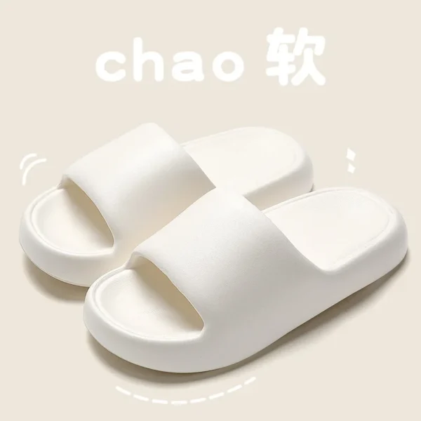 Sunmmer Women's Home Slippers Platform Non-slip Comfortable Bathroom Show Slippers Couple Outdoor Beach Flip Flop Women Men