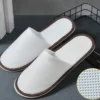 Hotel Disposable Slippers Spa Hotel Wedding Guest Slipper Towelling Terry Soft Breathable Style Non-slip Shoes Disposable