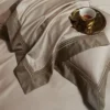 1200TC Hotel Luxury Egyptian Cotton Comforter Duvet Cover with Zipper Modern Embroidery Bedding set Bed Sheet Queen King 4Pcs
