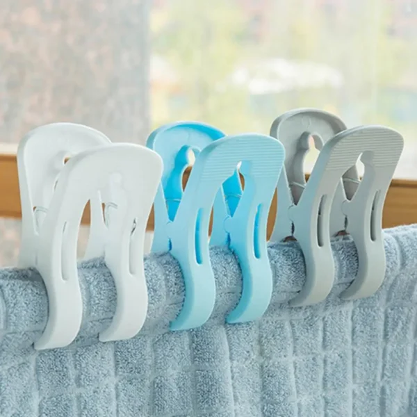 Spring Clamp Strong Power Hanger Clip Durable Windproof Excellent Beach Towel Clothes Pins Spring Clamp