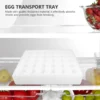2 Sets Egg Protection Tray Foam Mattress Topper Eggs Pearl Cotton Protective Holder Baby Protector Carrying