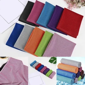 Sport Towel Quick-Dry Cold Sensation Wipe Sweat Towels Portable Outdoor Fitness Running Swim Cooling Sweat Absorbent Towel