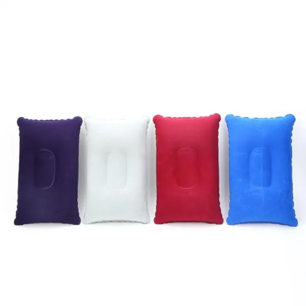 Hiking Beach Car Plane Air Pillows Head Rest Camp Gears Travel Pillow Portable Ultralight Inflatable PVC Nylon Square Pillow New