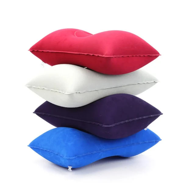 Hiking Beach Car Plane Air Pillows Head Rest Camp Gears Travel Pillow Portable Ultralight Inflatable PVC Nylon Square Pillow New