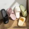 Sunmmer Women's Home Slippers Platform Non-slip Comfortable Bathroom Show Slippers Couple Outdoor Beach Flip Flop Women Men