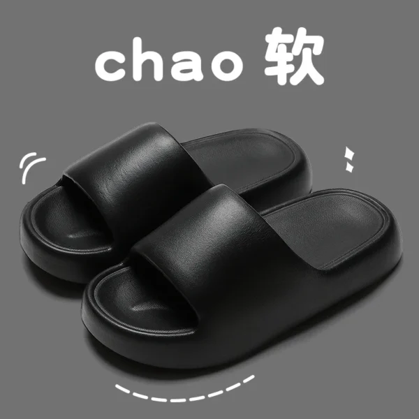 Sunmmer Women's Home Slippers Platform Non-slip Comfortable Bathroom Show Slippers Couple Outdoor Beach Flip Flop Women Men